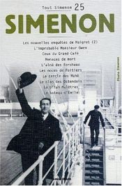 book cover of Tout Simenon, centenaire tome 25 by Žoržs Simenons