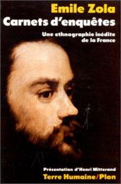 book cover of Carnets d'enquêtes : une ethnographie inédite de la France by Emile Zola