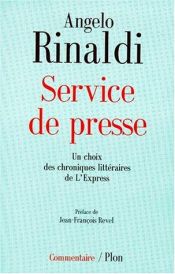 book cover of Service de presse by Angelo Rinaldi
