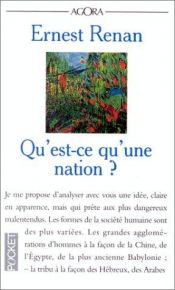 book cover of Qu'est-ce qu'une une by 欧内斯特·勒南
