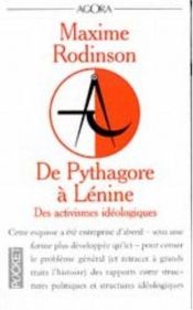 book cover of De Pitágoras a Lenine - Activismos ideológicos by Maxime Rodinson