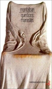 book cover of Questioni marxiste by Manuel Vázquez Montalbán