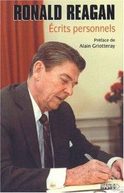 book cover of Ecrits personnels by Ronald Reagan