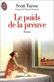 book cover of Le poids de la preuve by Scott Turow