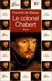 book cover of Le Colonel Chabert by Honoré de Balzac