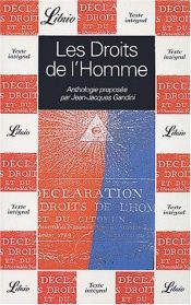 book cover of Les droits de l'homme by Collectif