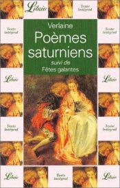 book cover of Poemas Saturninos by Paul Verlaine