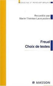 book cover of Freud : Choix de textes by 지그문트 프로이트