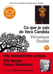 book cover of Ce que je sais de Vera Candida by Véronique Ovaldé