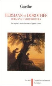 book cover of Hermann und Dorothea by يوهان فولفغانغ فون غوته