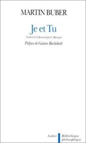 book cover of Je et Tu by Martin Buber