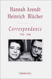 book cover of Correspondance, 1926-1969 by Gershom Scholem|Hannah Arendt