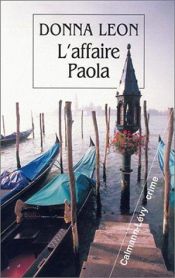 book cover of L'affaire Paola by Donna Leon