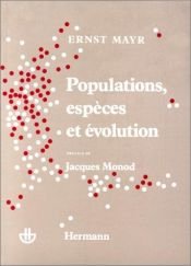 book cover of Populations, species and evolution by Эрнст Майр