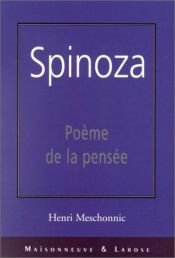 book cover of Spinoza, poème de la pensée by Henri Meschonnic