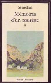 book cover of Mémoires d'un touriste, 2 volumes by スタンダール
