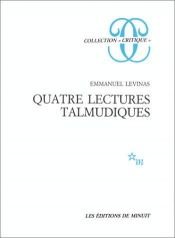 book cover of Quatre lectures talmudiques by Emmanuel Levinas