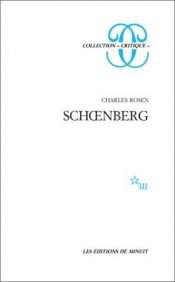 book cover of Schoenberg by Charles Rosen