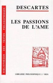 book cover of Les Passions de l'âme by René Descartes