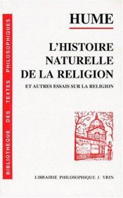 book cover of L'histoire naturelle de la religion et autres essais sur la religion by ديفيد هيوم