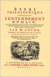 book cover of Essai sur l'entendement humain by John Locke