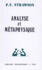 book cover of Analyse et metaphysique: Une serie de lecons donnee au College de France en mars 1985 (Problemes et controverses) by P. F. Strawson