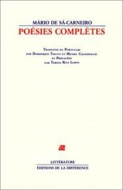 book cover of Poesias completas by Mario De Sa-Carneiro