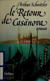 book cover of Le Retour de Casanova by Arthur Schnitzler