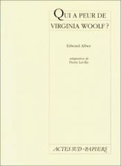 book cover of Qui a peur de Virginia Woolf by Edward Albee