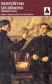 book cover of Les Démons : tome 3 by Fiodor Dostoïevski