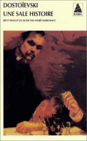 book cover of En otäck historia by Fjodor Dostojevskij