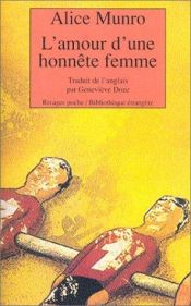 book cover of L'Amour d'une honnête femme by Alice Munro