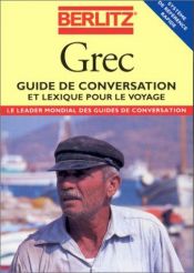 book cover of Berlitz Greek Phrase Book for French Speakers by Collectif