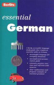 book cover of Berlitz Essential German by Berlitz