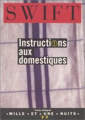 book cover of Instructions aux domestiques by Jonathan Swift