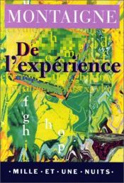 book cover of A tapasztalásról by Мишель де Монтень
