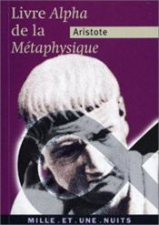 book cover of Metaphysics by Aristote