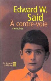 book cover of À contre-voie by Edward Saïd