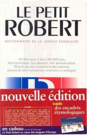 book cover of Le Petit Robert de la langue française 2003 by Collectif