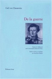 book cover of De la guerre by Carl von Clausewitz