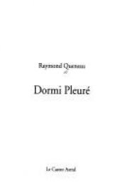 book cover of Dormito pianto by Ρεϊμόν Κενώ