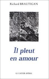 book cover of Il pleut en amour by Richard Brautigan