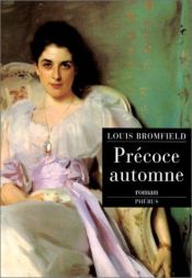 book cover of Précoce automne by Louis Bromfield