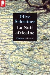 book cover of La nuit africaine by Olive Schreiner