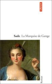 book cover of La Marquesa de Gange by de Sade márki