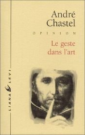 book cover of El gesto en el arte by André Chastel