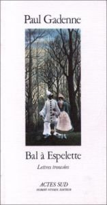 book cover of Bal a Espelette: Lettres trouvees by Paul Gadenne