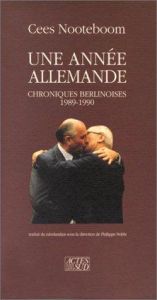 book cover of Une année allemande by Cees Nooteboom