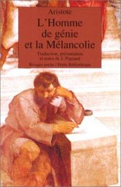 book cover of O homem de gênio e a melancolia by Аристотел