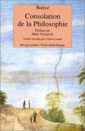 book cover of La Consolation de Philosophie by Boèce